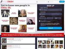 Tablet Screenshot of adultcrush.com